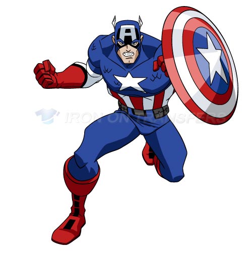 Captain America Iron-on Stickers (Heat Transfers)NO.77